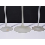 6 Carlo Moretti Stem SATINATO Glasses / Vessels, 15.5